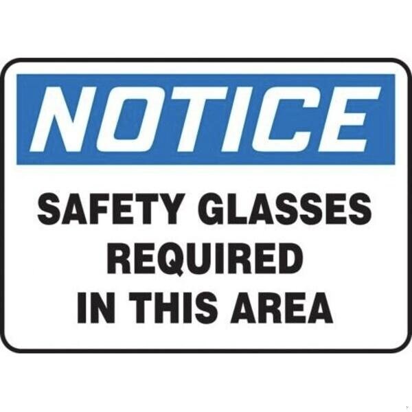 Accuform OSHA NOTICE SAFETY SIGN SAFETY MPPE854XP MPPE854XP - main